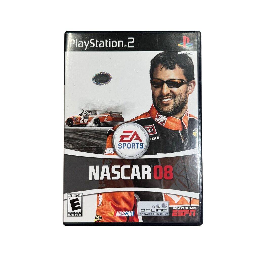 NASCAR 08 (Sony PlayStation 2, 2007) TESTED WORKING Racing Video Game